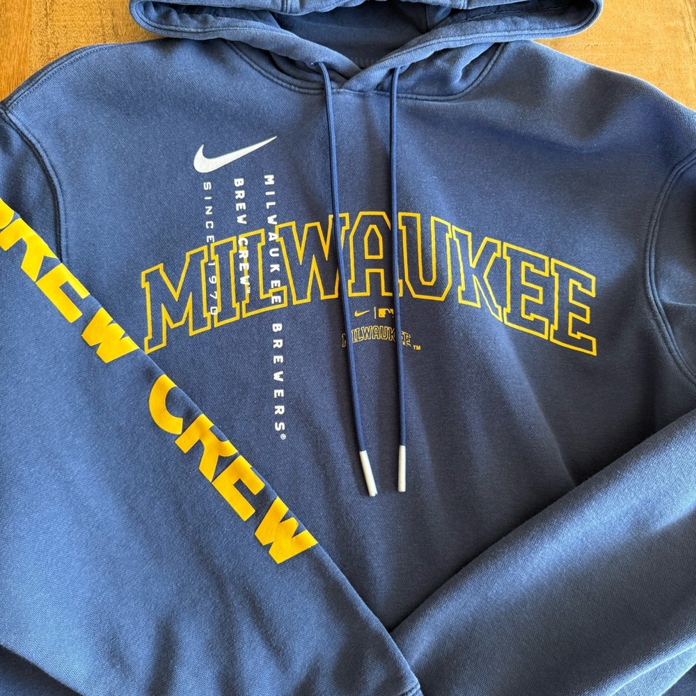 Nike Milwaukee Brewers Navy Hoodie